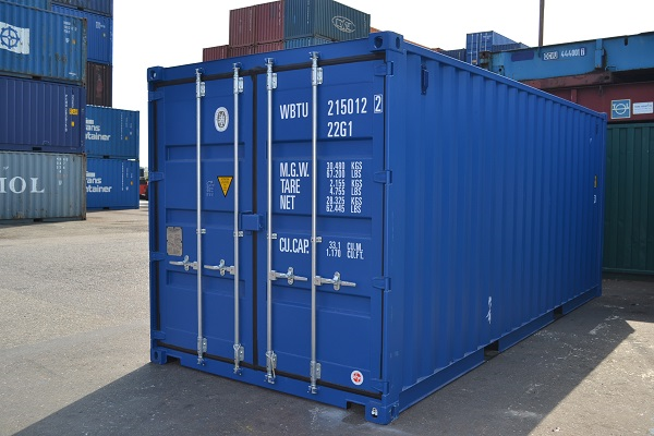 20' dry box container