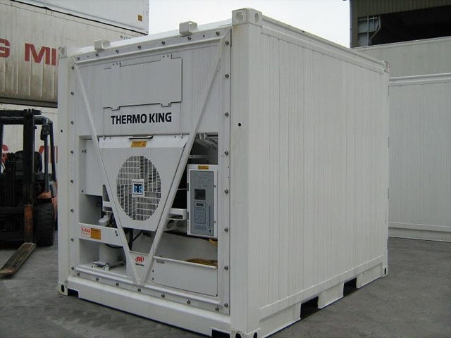 10ft Koelcontainer / Vriescontainer (ISO 12R1) met Thermo King koelinstallatie voor temperatuurgecontroleerde opslag – Wilbert Trading
