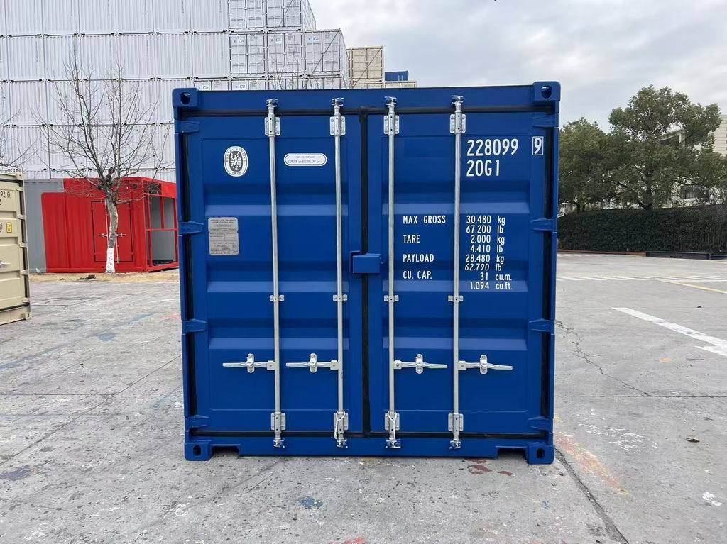 20ft dry box container - Model met houten vloer